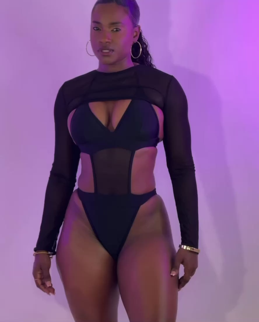 Veil Monokini - Black